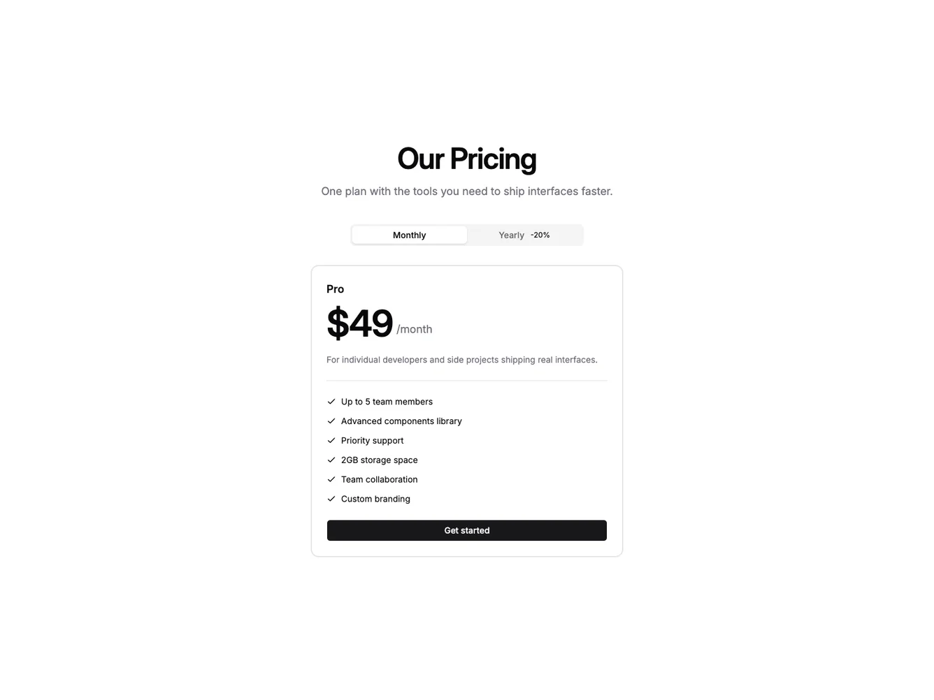 pricing110