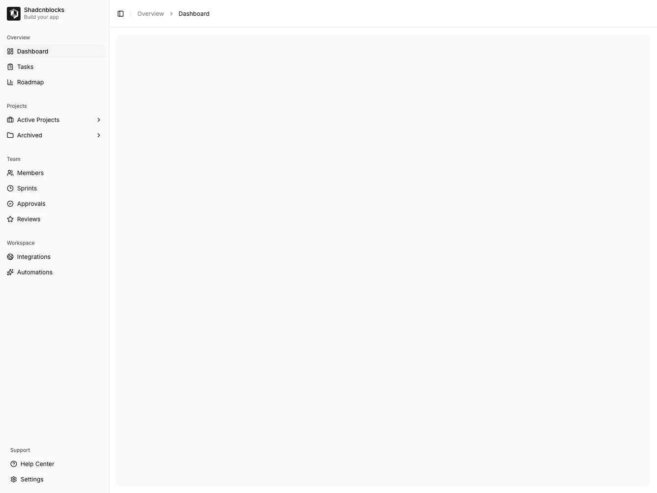 Shadcn Sidebar with Collapsible Groups shadcnblocks.com