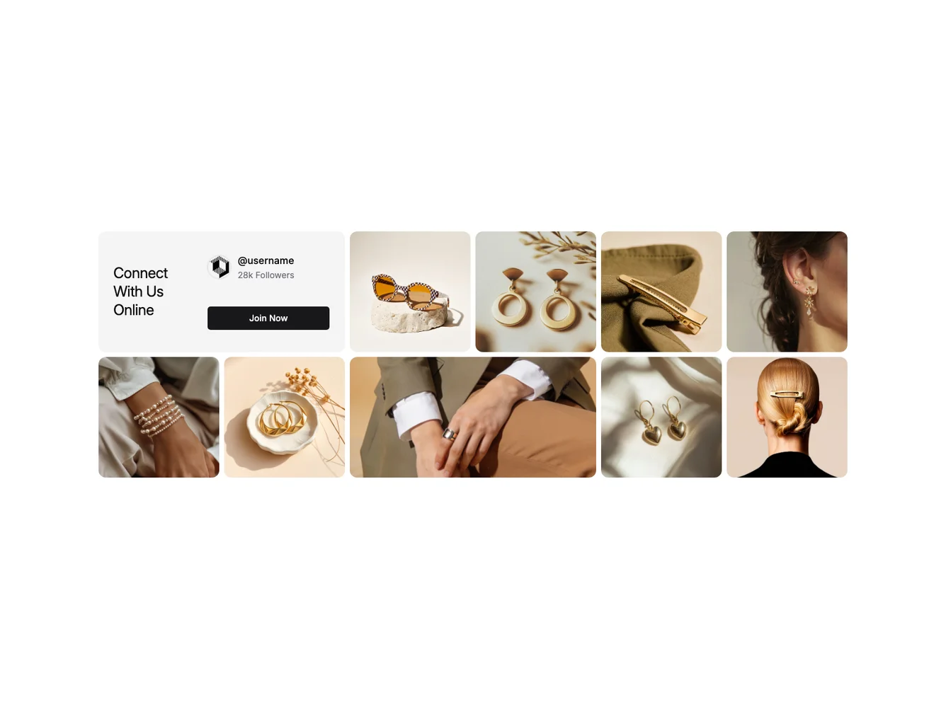 Shadcn Featured Profile Image Grid shadcnblocks.com