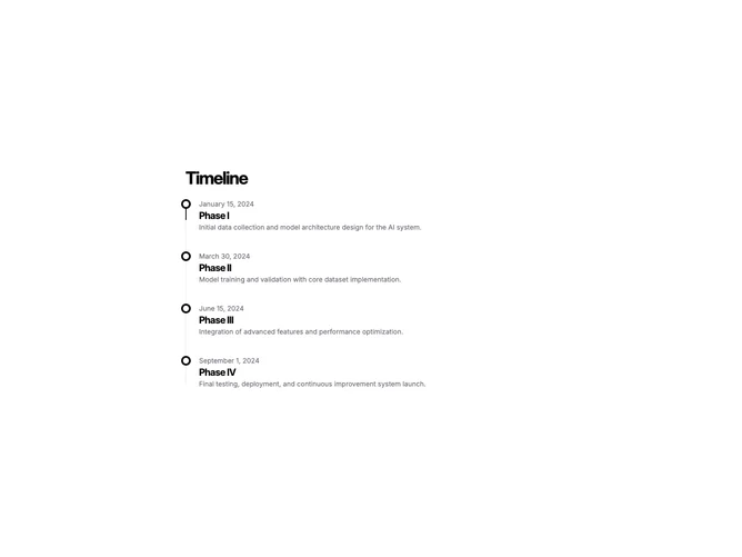 Shadcn Timeline 19 block