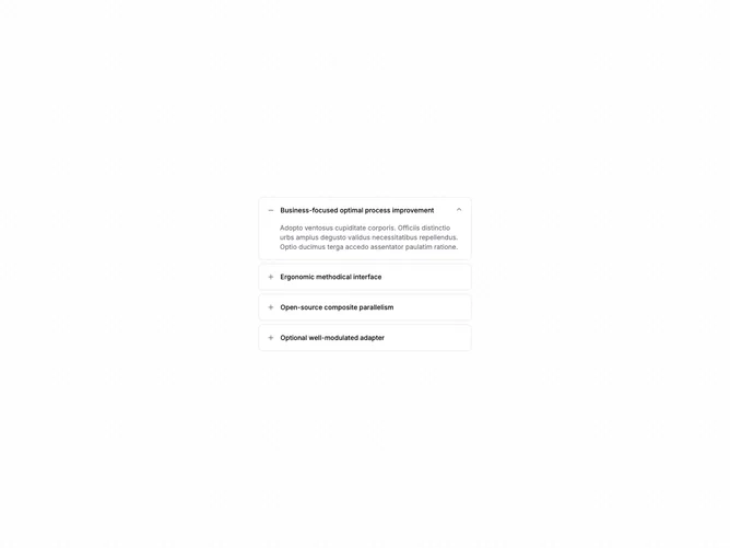 Shadcn Accordion Tabs 1 component