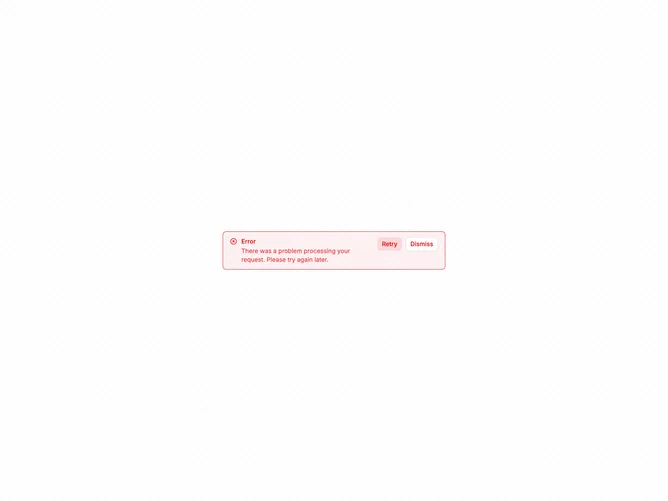 Shadcn Alert Error 5 component