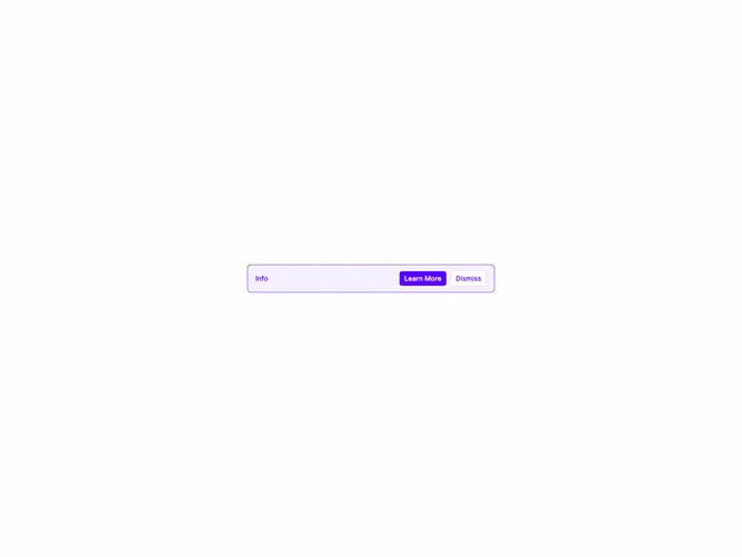 Shadcn Alert Info 3 component
