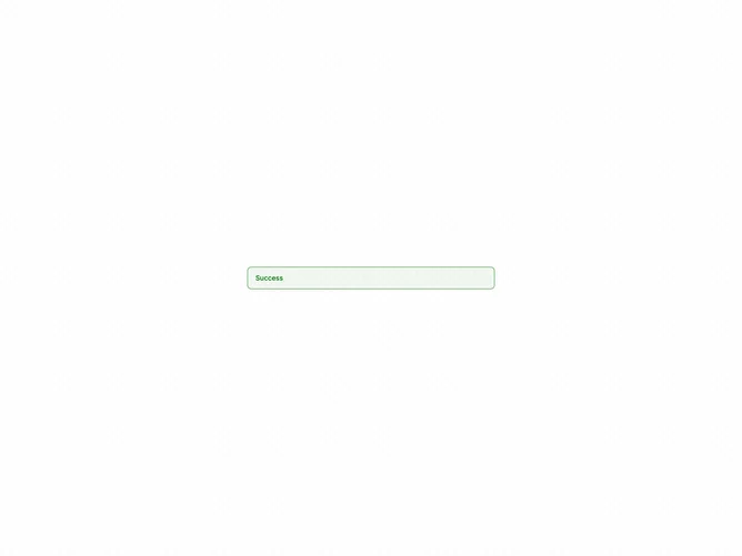Shadcn Alert Success 1 component