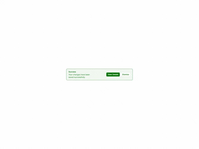 Shadcn Alert Success 4 component