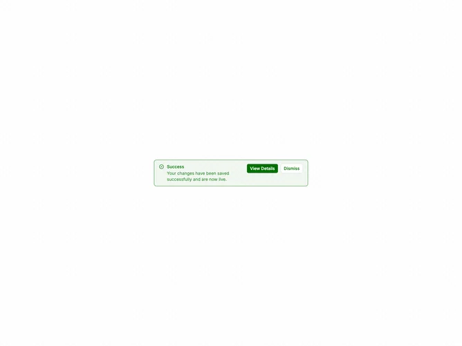 Shadcn Alert Success 5 component