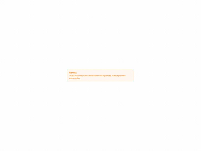 Shadcn Alert Warning 2 component
