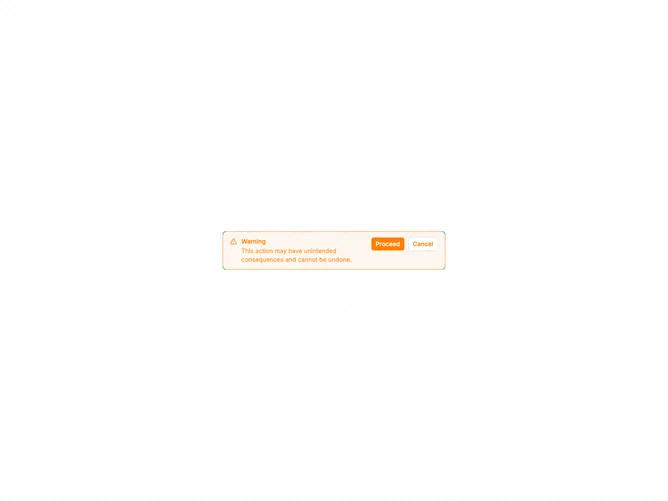Shadcn Alert Warning 5 component
