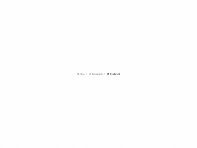 Shadcn Breadcrumb Standard 3 component
