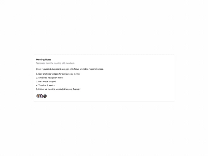 Shadcn Card Standard 3 component