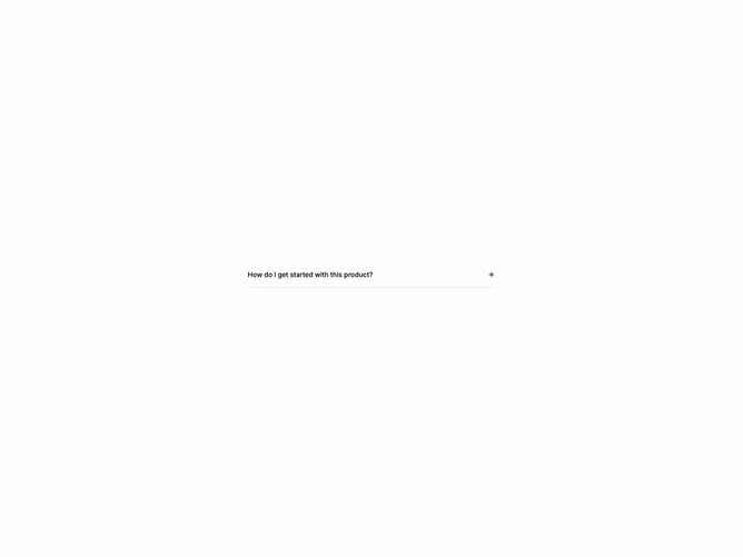 Shadcn Collapsible Faq 1 component
