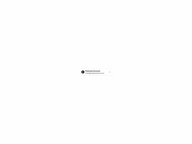 Shadcn Dropdown Menu Profile 4 component