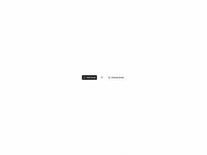 Shadcn Emoji Picker Custom Trigger component