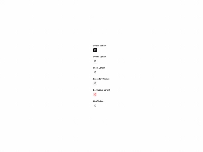 Shadcn Emoji Picker Different Variants component