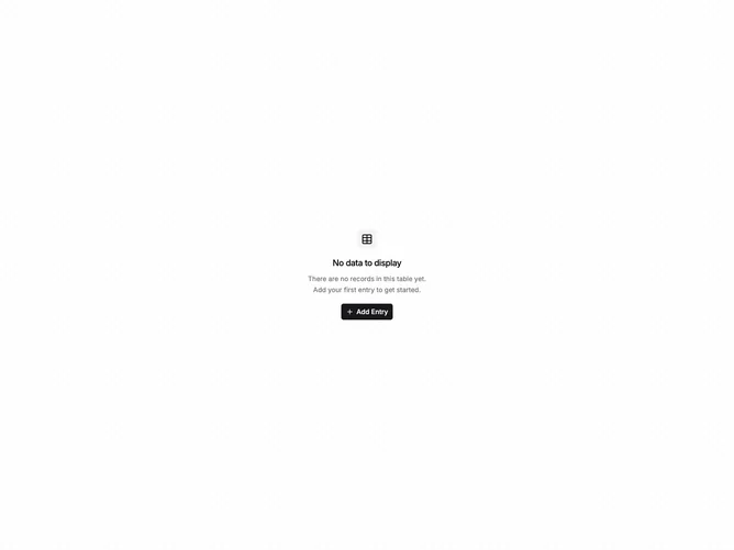 Shadcn Empty Data 1 component
