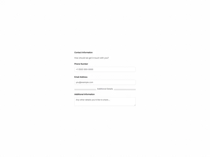 Shadcn Field Advanced 7 component