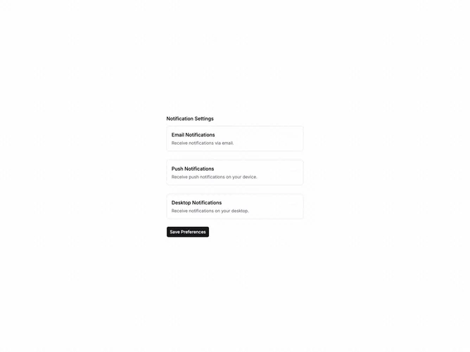 Shadcn Form Advanced 5 component