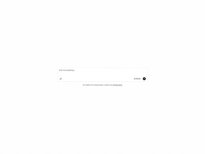 Shadcn Input Group Ai 2 component