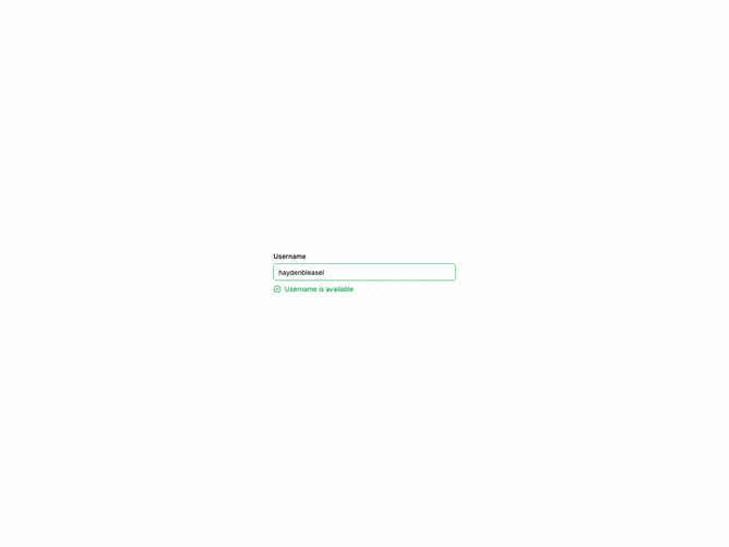 Shadcn Input Validation 2 component