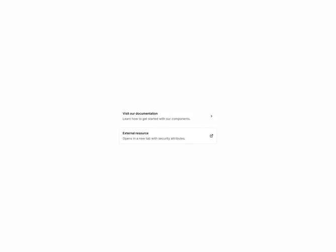 Shadcn Item Interactive 1 component