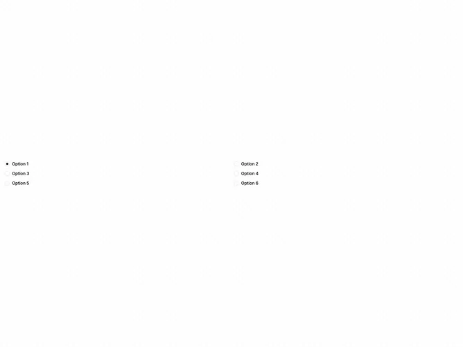 Shadcn Radio Group Layout 3 component