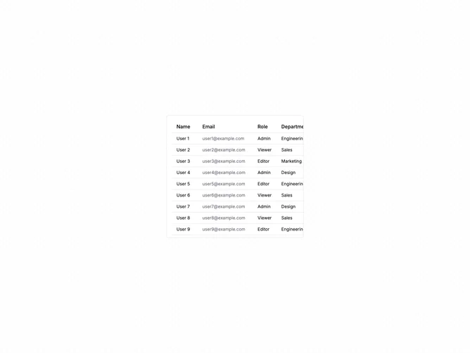 Shadcn Scroll Area Advanced 1 component