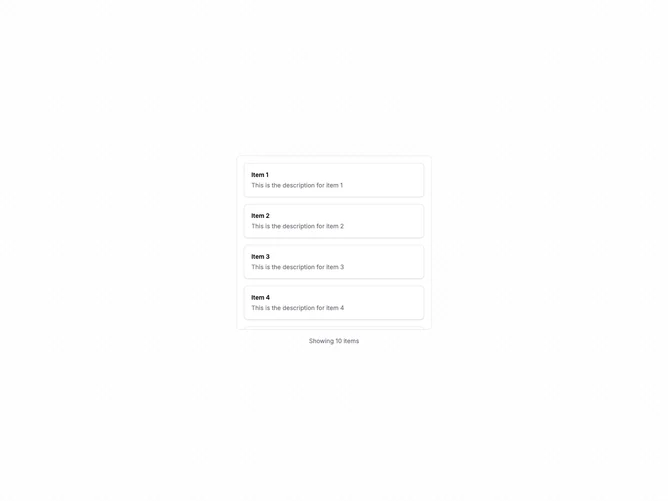 Shadcn Scroll Area Advanced 2 component