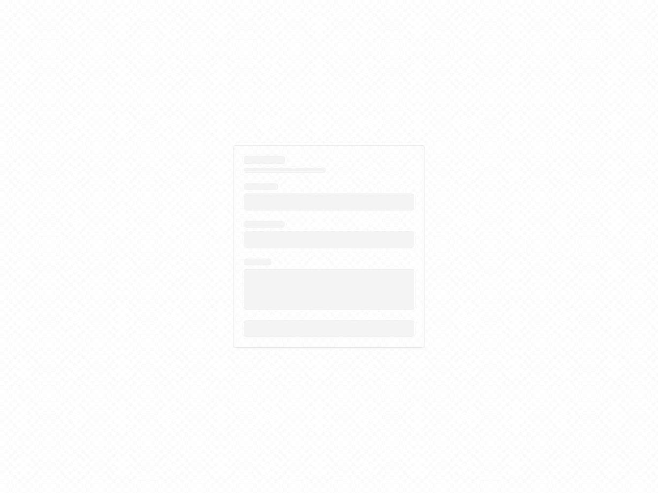 Java Android App Form Skeleton Skeleton Form 2 - Shadcn UI Form Component