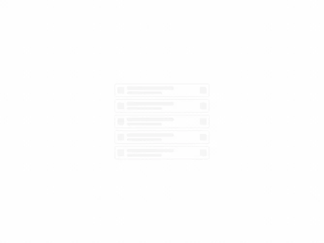 Shadcn Skeleton List 3 component