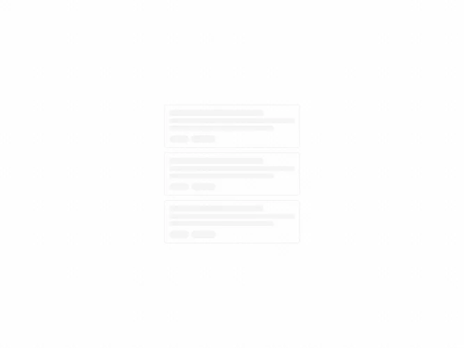 Shadcn Skeleton List 4 component