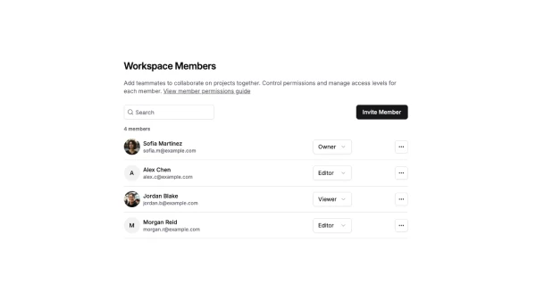 Shadcn Settings Members Blocks