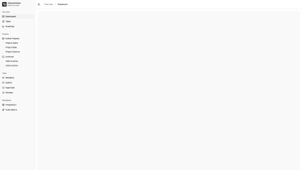 Shadcn Sidebar Blocks