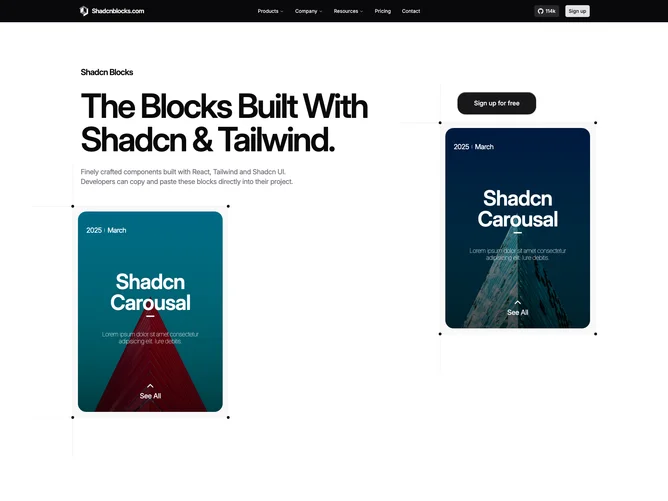 Shadcn Landing Page 10 page