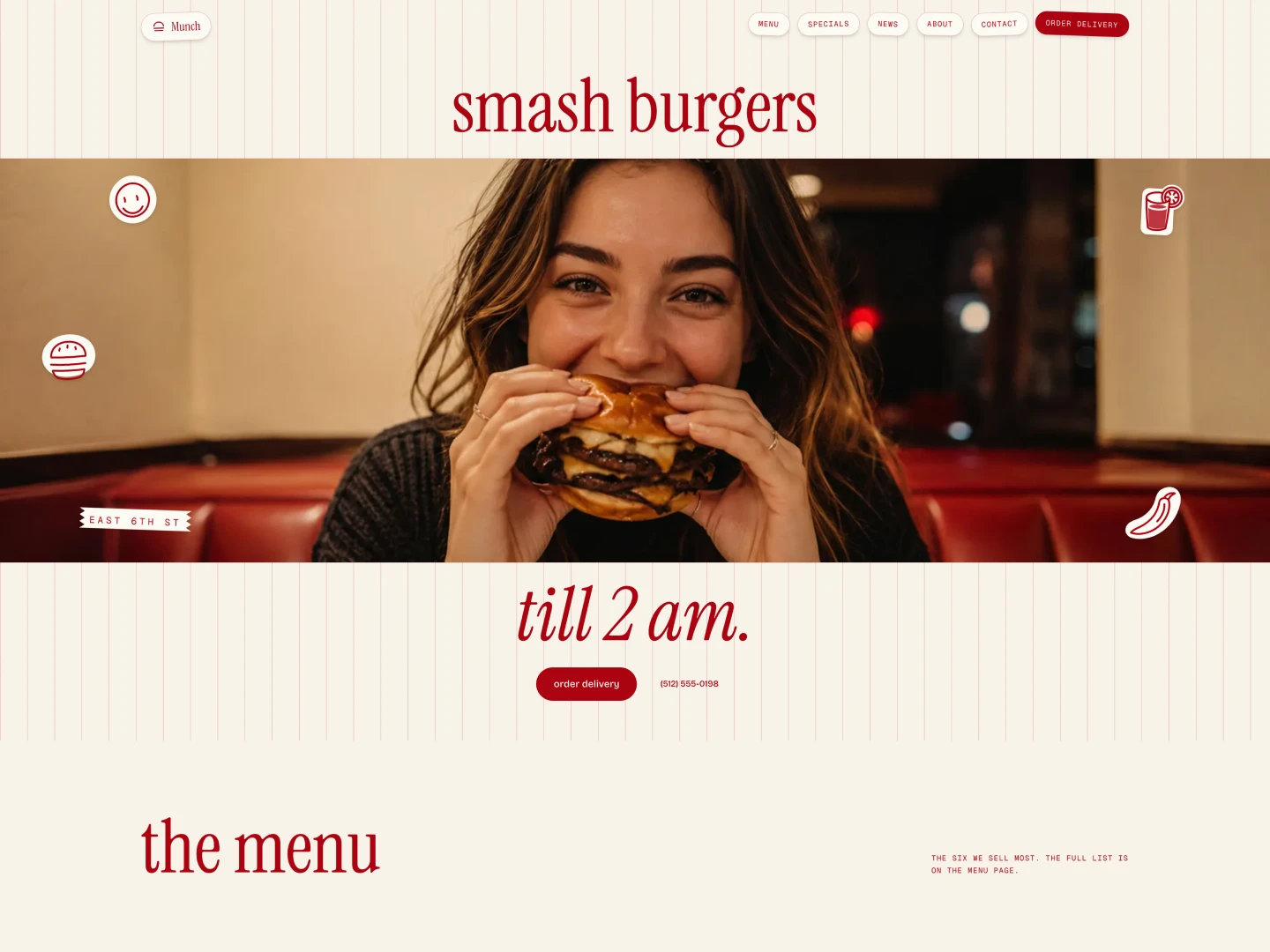 Munch template thumbnail
